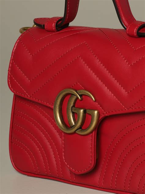 gucci red cross body bag|crossbody gucci side bag.